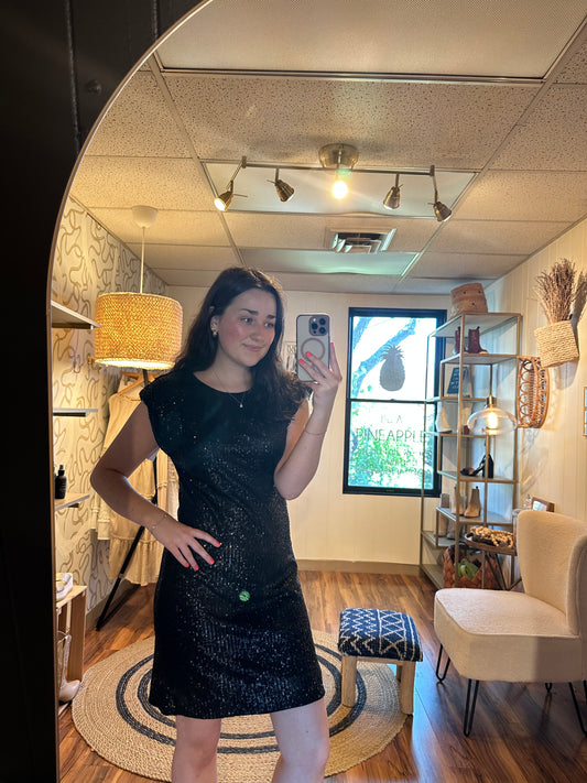 Sequin mini dress