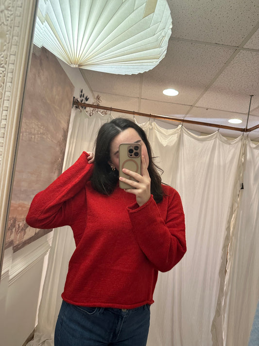 Red Soft Sweater