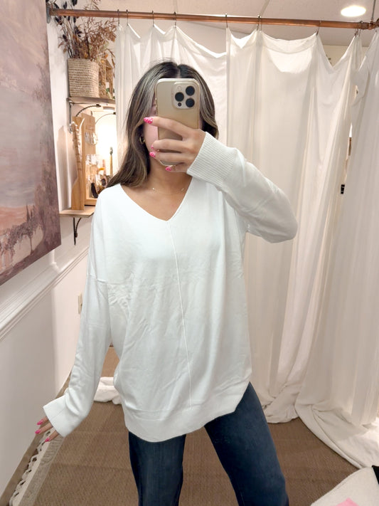 off white oversized sweater