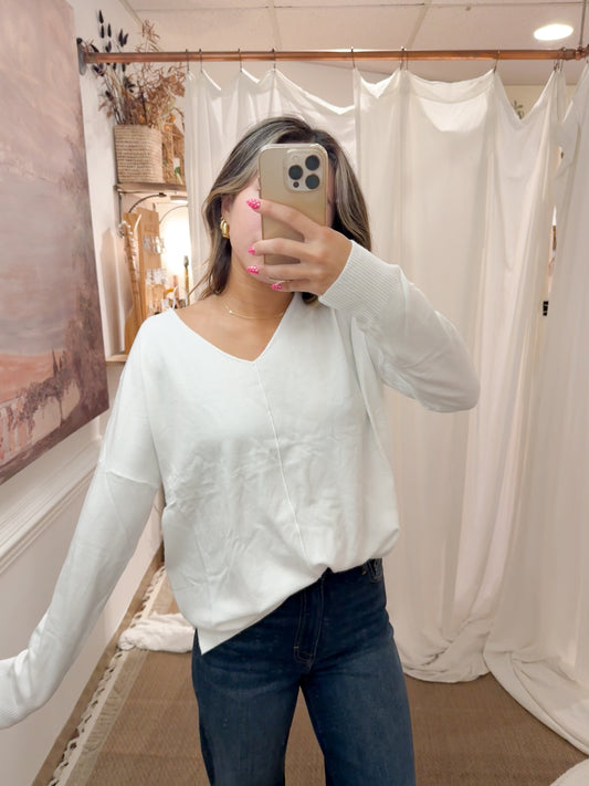 off white oversized sweater