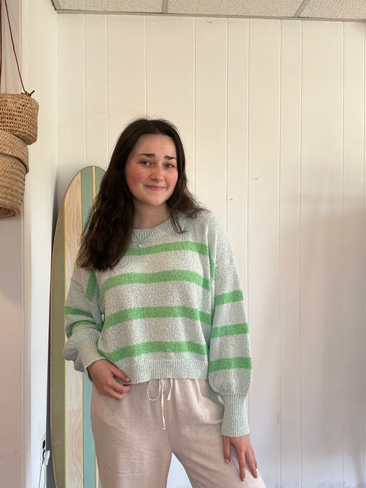 lime sweater