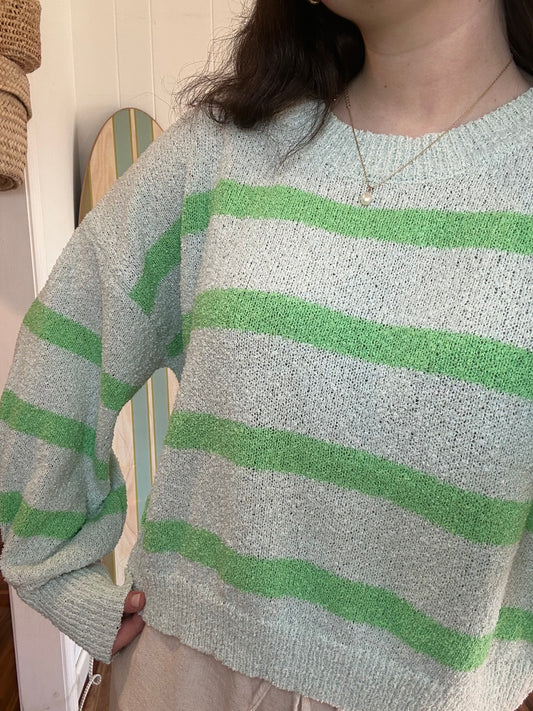 lime sweater
