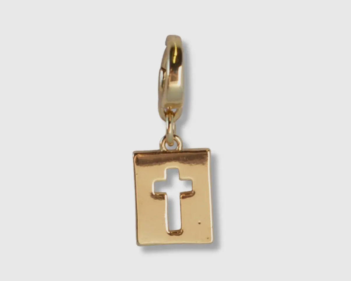 Open Cross Charm