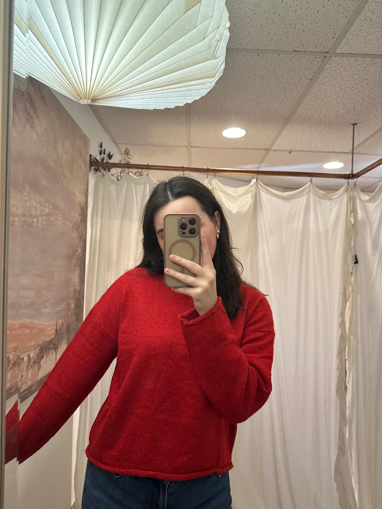 Red Soft Sweater